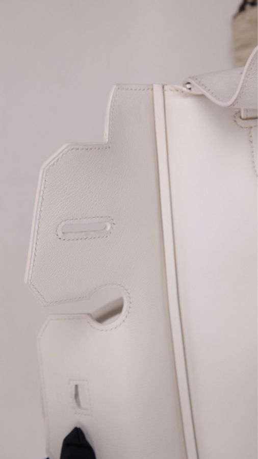 Hermes K刻 birkin35银扣手提包-44
