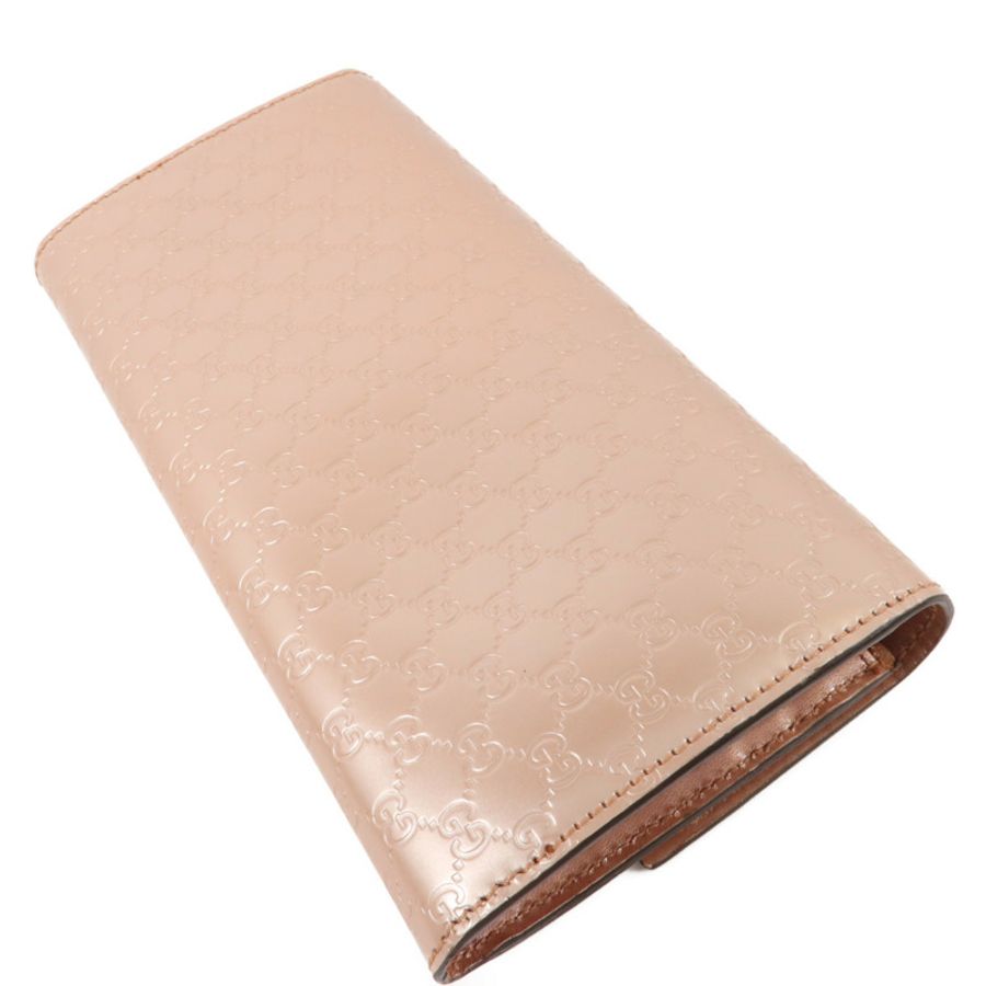 GUCCI 牛皮皮革Guccissima Long Wallet長錢包-3