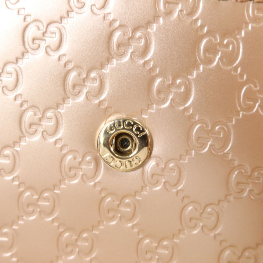GUCCI 牛皮皮革Guccissima Long Wallet長錢包-9