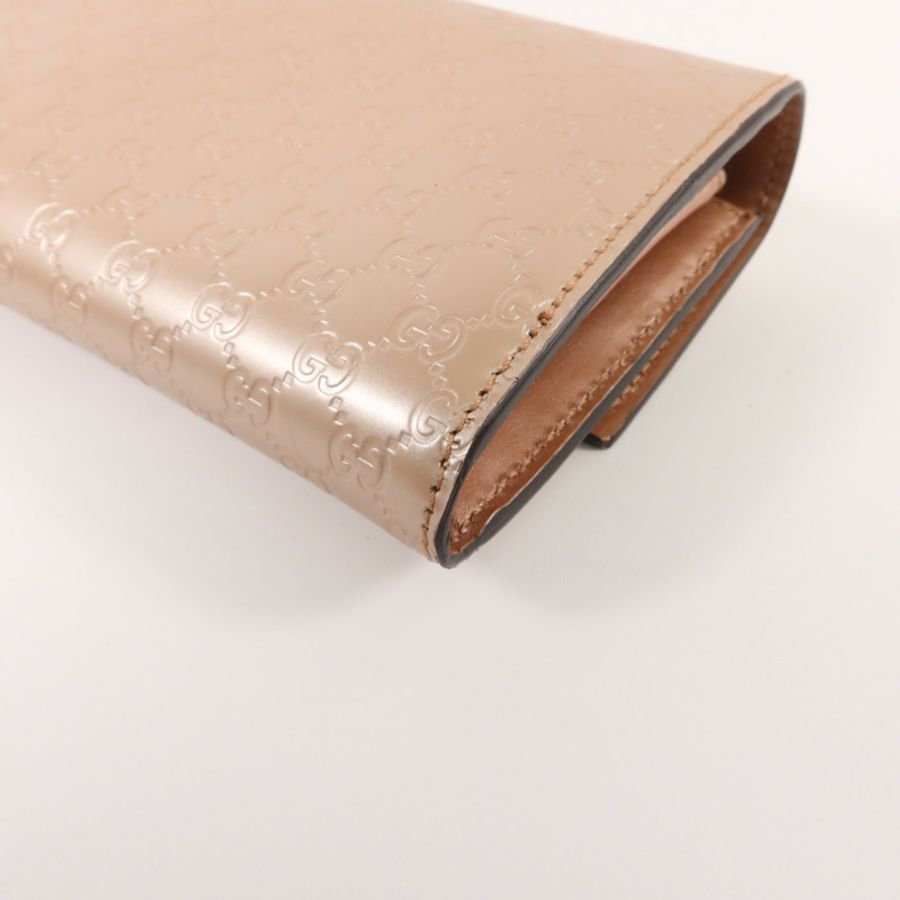 GUCCI 牛皮皮革Guccissima Long Wallet長錢包-13