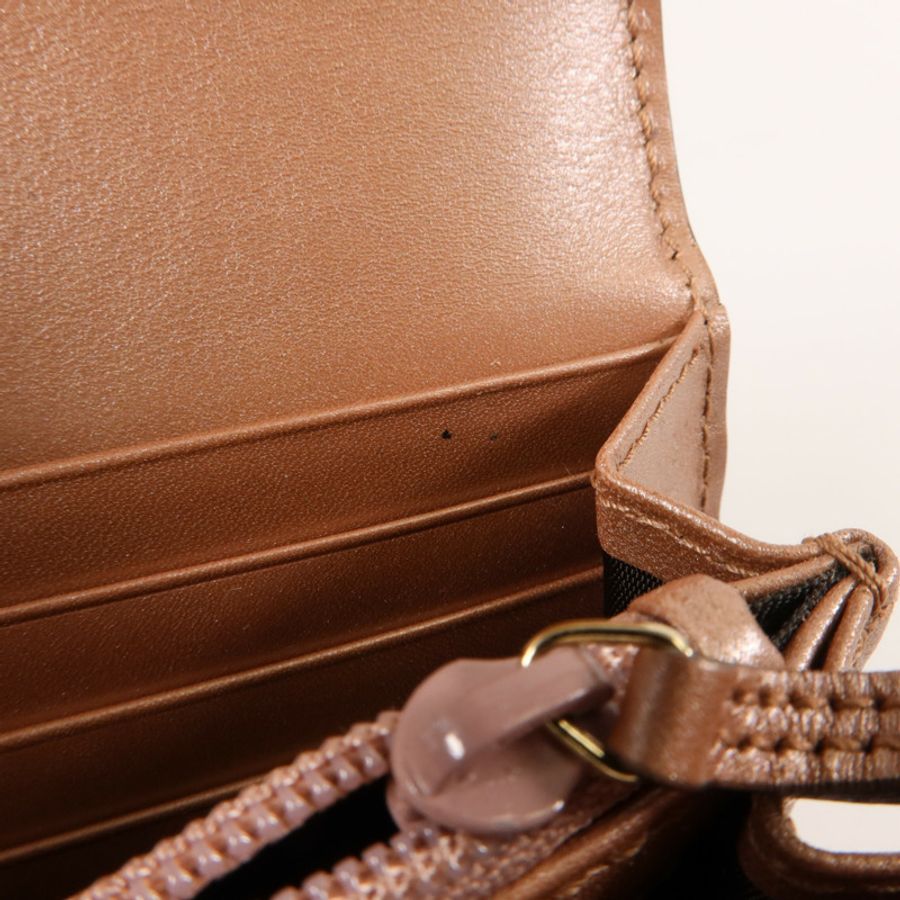 GUCCI 牛皮皮革Guccissima Long Wallet長錢包-16
