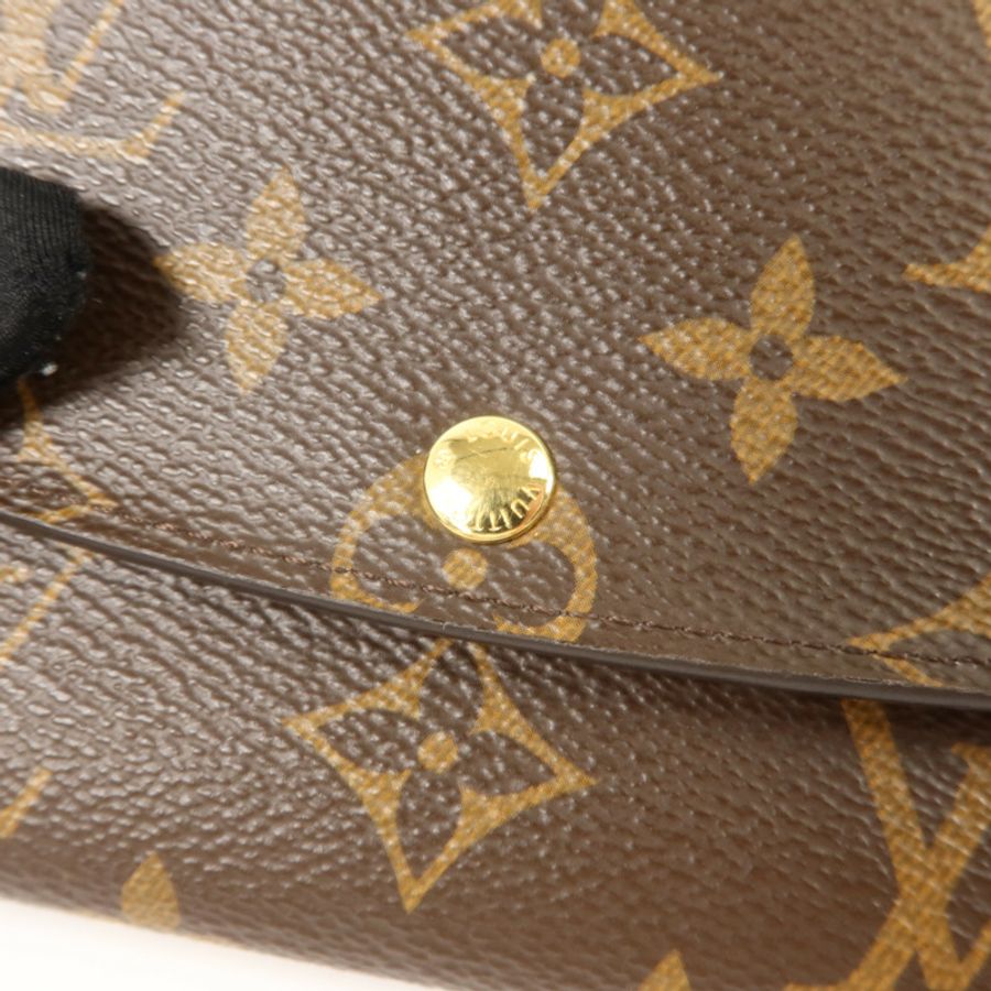 LOUIS VUITTON Monogram Emilie金扣長錢包-6