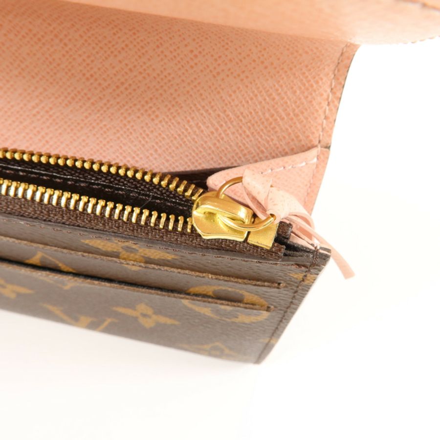 LOUIS VUITTON Monogram Emilie金扣長錢包-7