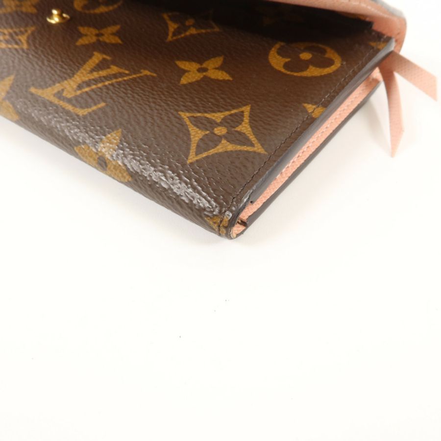 LOUIS VUITTON Monogram Emilie金扣長錢包-8