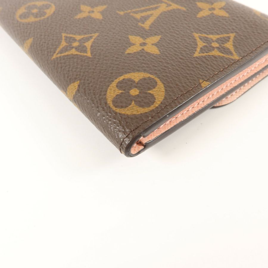 LOUIS VUITTON Monogram Emilie金扣長錢包-10