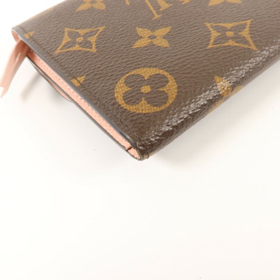LOUIS VUITTON Monogram Emilie金扣長錢包-11