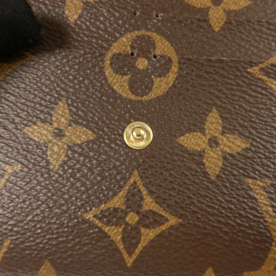 LOUIS VUITTON Monogram Emilie金扣長錢包-12