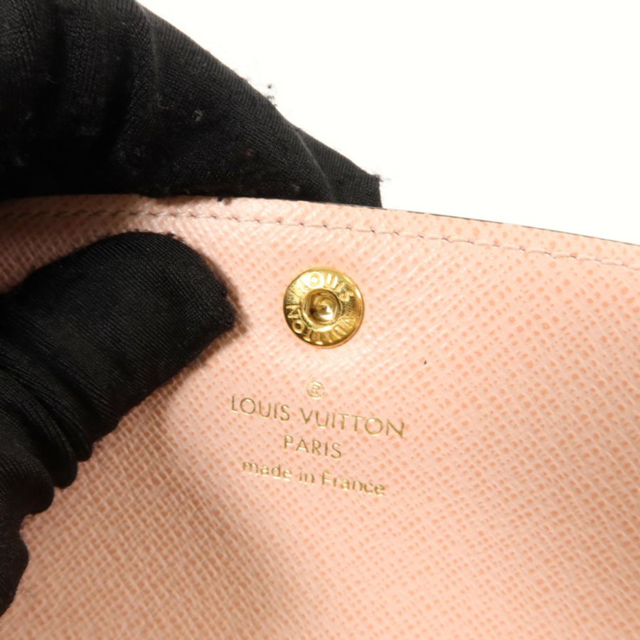 LOUIS VUITTON Monogram Emilie金扣長錢包-13