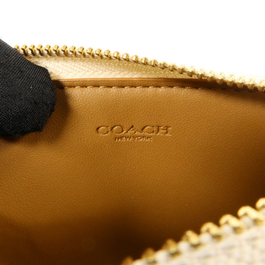 COACH 塗層帆布Zip Card Case卡片套-5