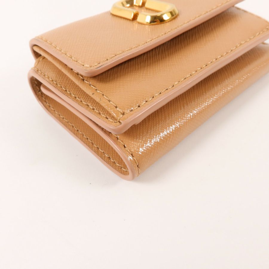 MARC JACOBS 牛皮皮革Snapshot Mini Trifold Wallet錢包-13