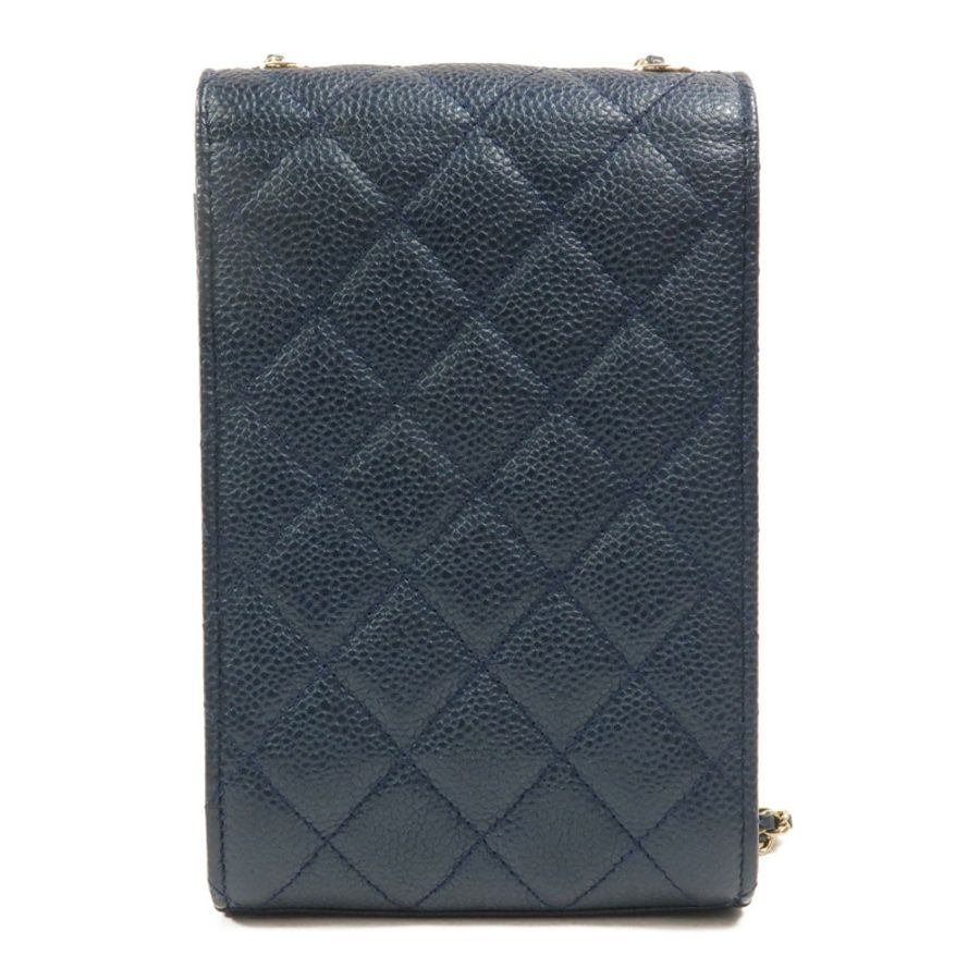CHANEL 牛皮皮革Phone Holder With Chain肩背袋-1