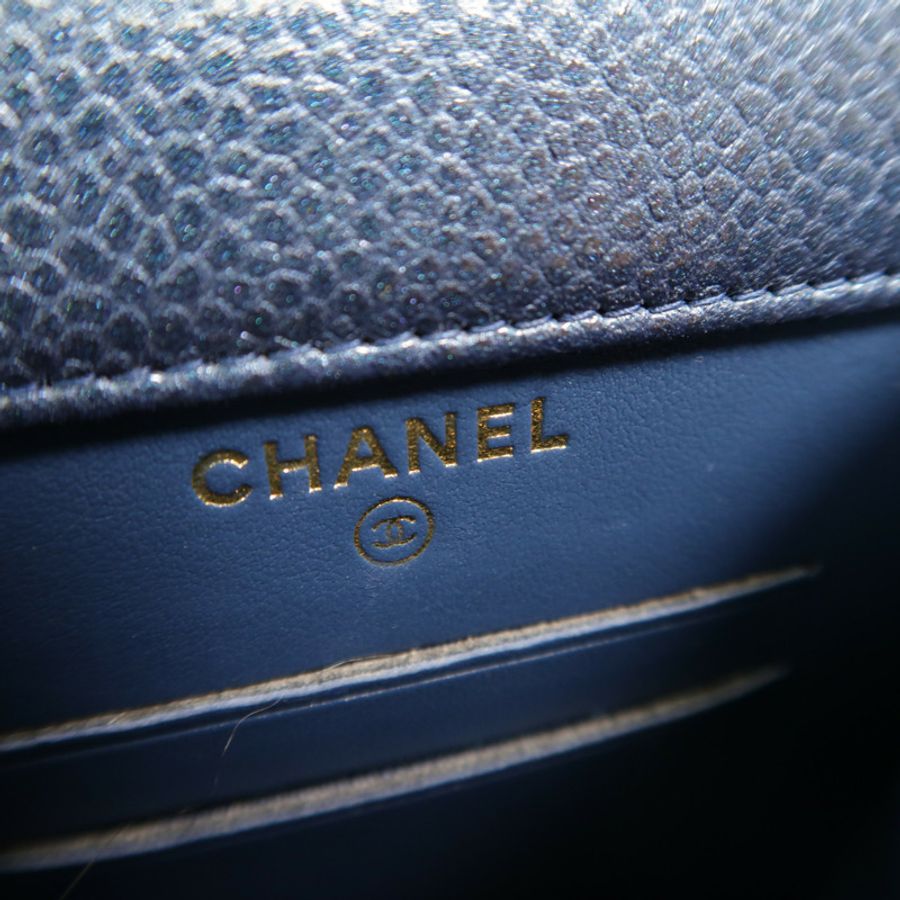 CHANEL 牛皮皮革Phone Holder With Chain肩背袋-6