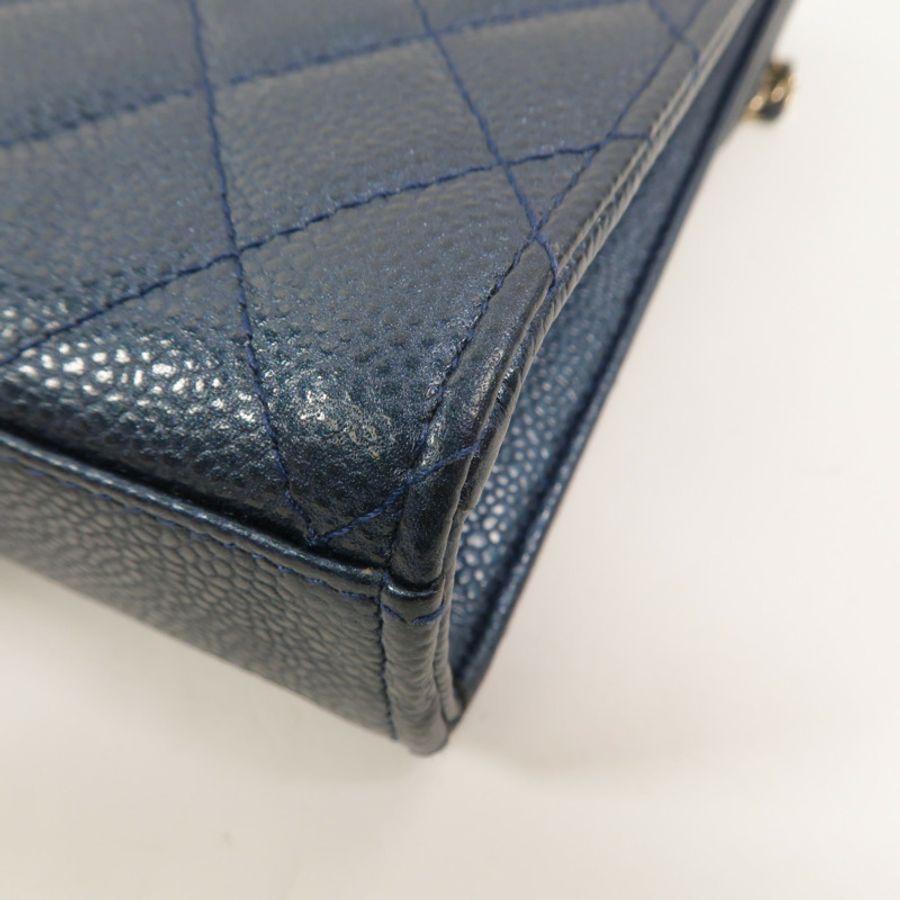 CHANEL 牛皮皮革Phone Holder With Chain肩背袋-12