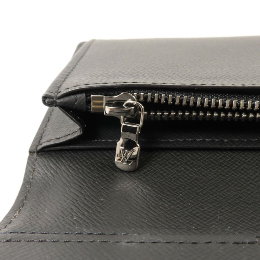 LOUIS VUITTON Monogram Eclipse Brazza長錢包-9