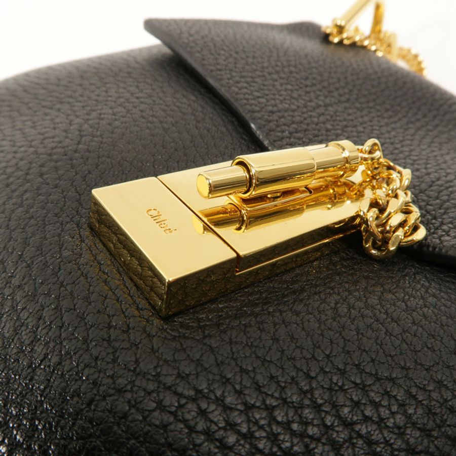 Chloe 牛皮皮革Shoulder Bag鏈帶肩背袋-8