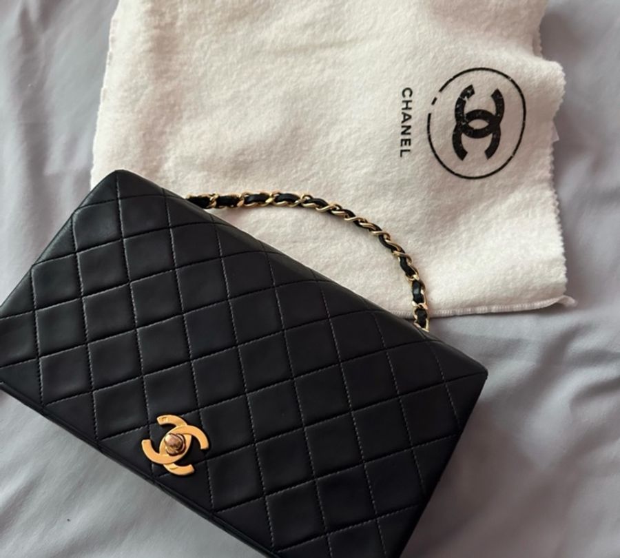 CHANEL 黑金單蓋 CF23 五開vintage-0