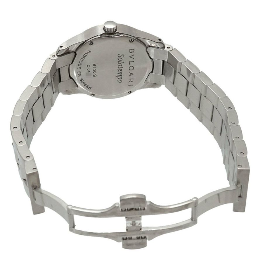 寶格麗 (Bulgari) Solotempo ST30S 女士腕錶,日期顯示,黑色,石英錶-3
