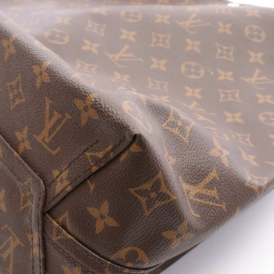 路易威登 Atlantis GM Monogram 2WAY 手提包 M46817 PVC塗層帆布皮革棕色二手女款-9