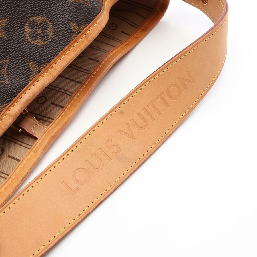 路易威登 Delight PM 全尺寸單肩背包 M40352 Monogram 皮革 棕色 二手-10