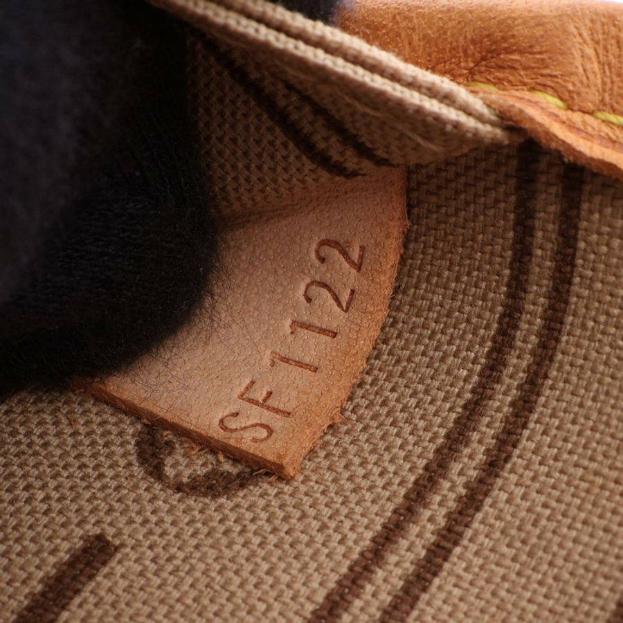 路易威登 Neverfull MM 手提單肩包 M40156 Monogram 皮革 棕色 二手-4