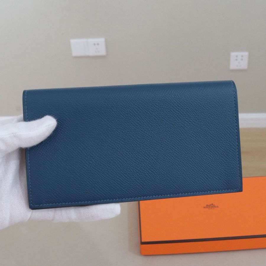 999新愛馬仕 hermes Citizen Twill 男士長款錢包,A刻尺寸17.5*9.7,配件盒-0