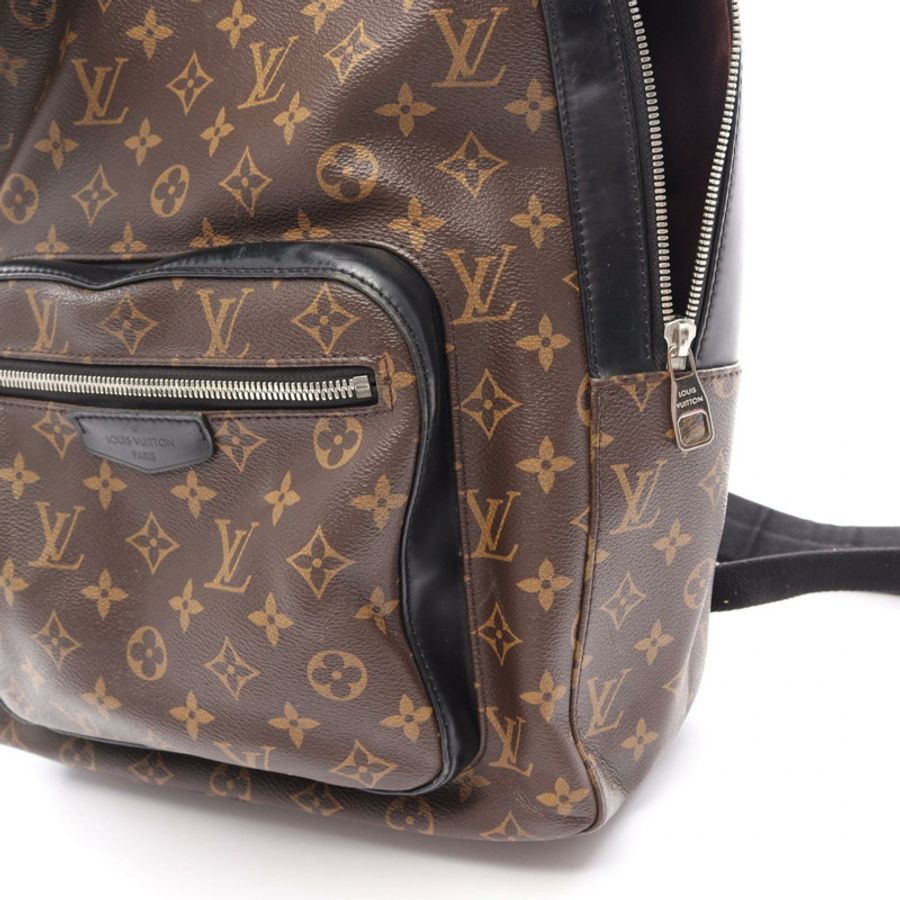 路易威登 Josh 雙肩包 M41530 Monogram 帆布棕色馬卡薩皮革-5