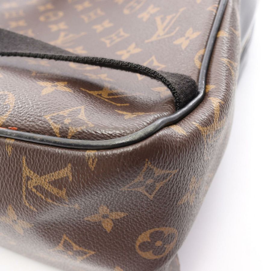 路易威登 Josh 雙肩包 M41530 Monogram 帆布棕色馬卡薩皮革-9