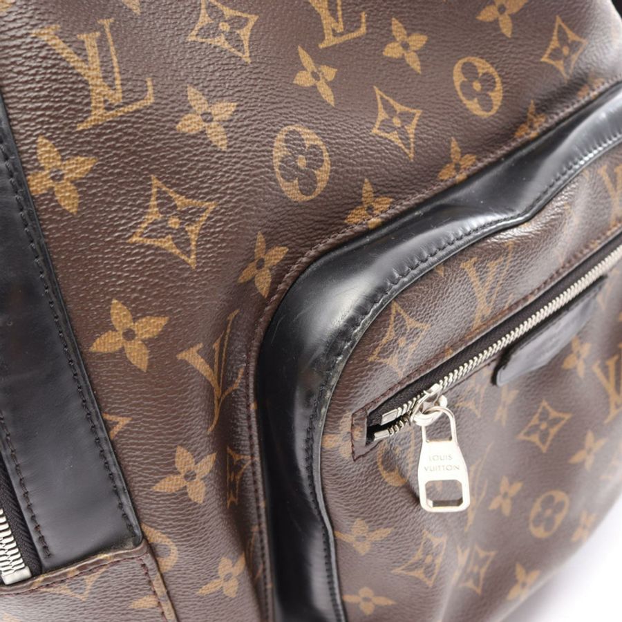 路易威登 Josh 雙肩包 M41530 Monogram 帆布棕色馬卡薩皮革-14