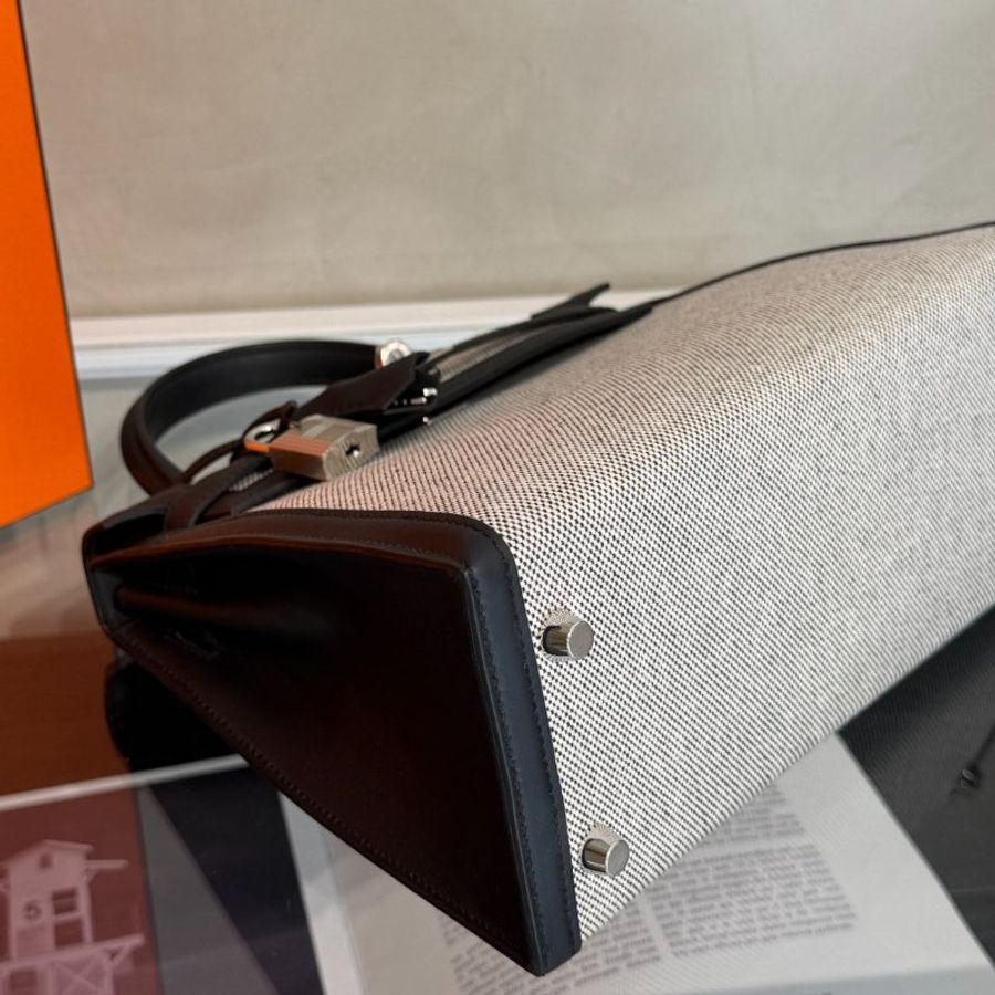HERMES Kelly 25 - 熊貓銀 K-7