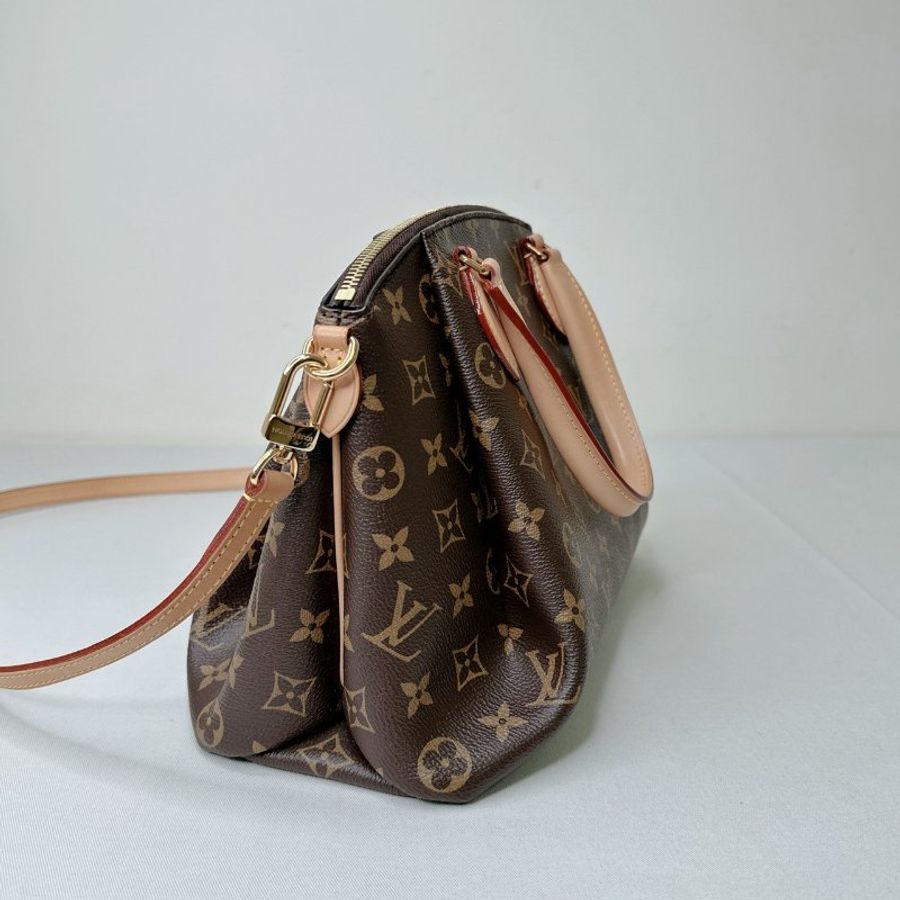 LV Rivoli PM老花手提斜背包-5