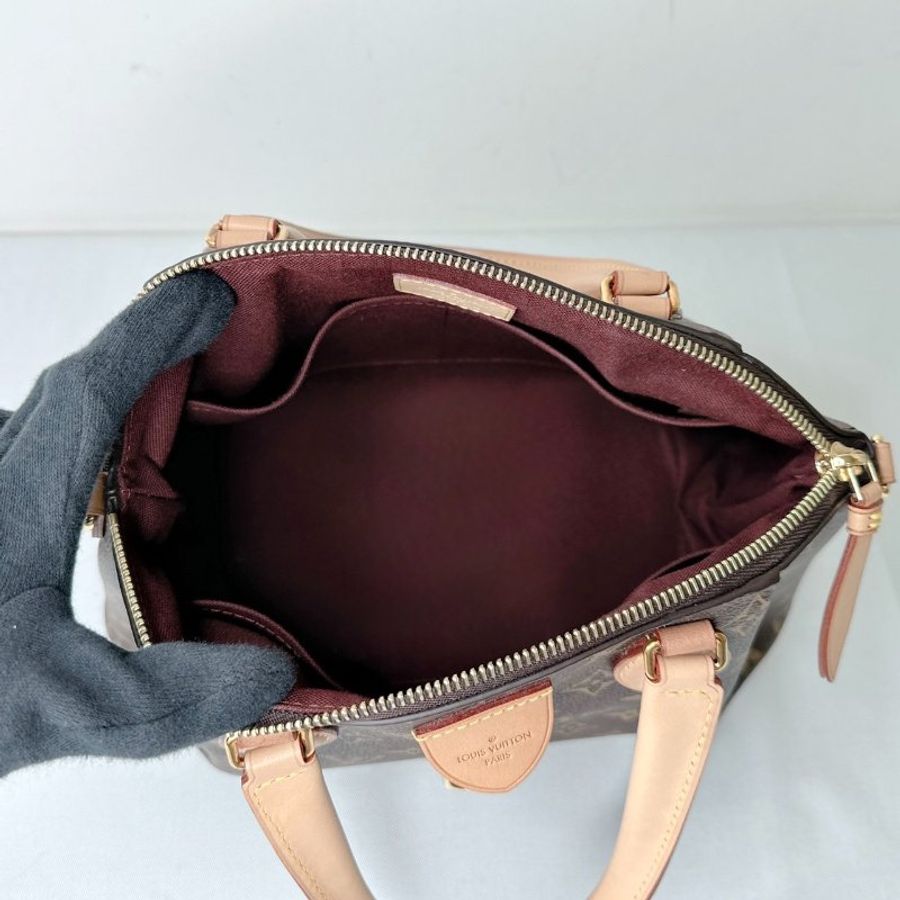 LV Rivoli PM老花手提斜背包-6