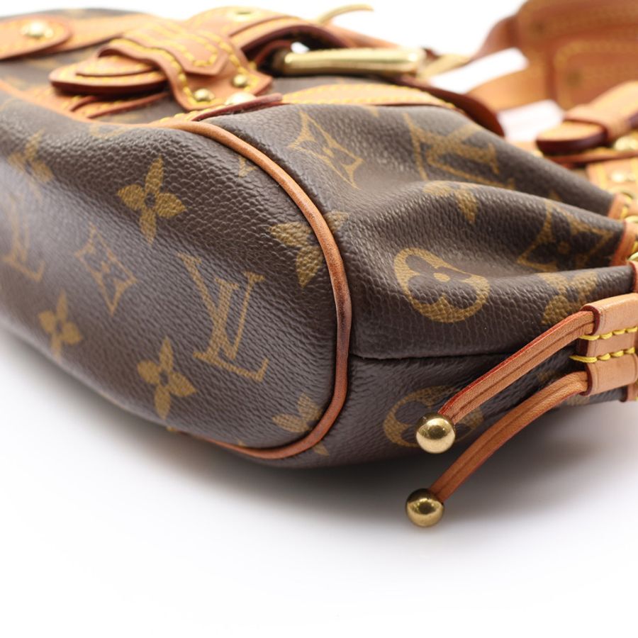Theda PM 手提包 棕色 原花帆布 (有黴)【LOUIS VUITTON LV 路易威登】 M92399-7