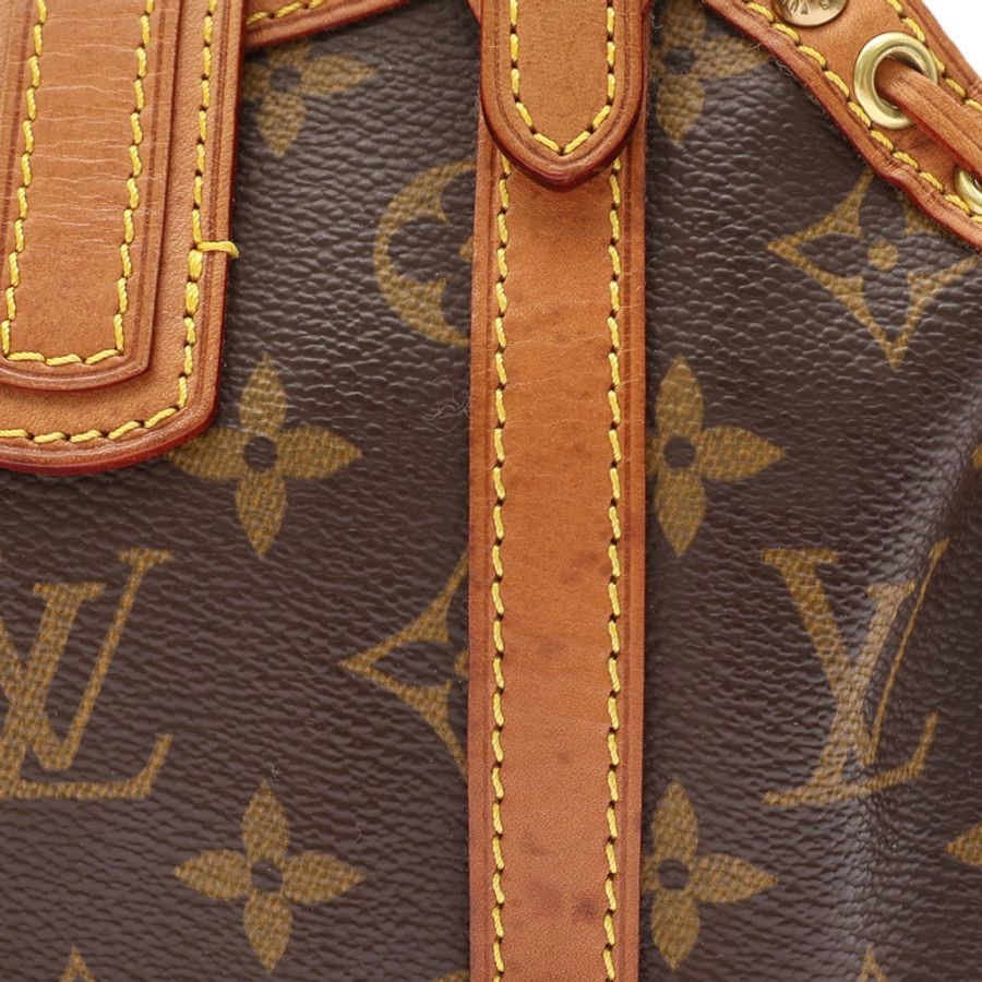 Theda PM 手提包 棕色 原花帆布 (有黴)【LOUIS VUITTON LV 路易威登】 M92399-8