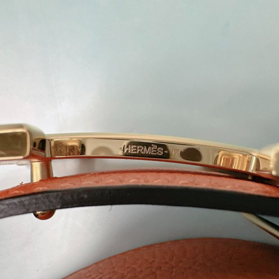 HERMES Constance H金扣皮革雙面皮帶-4