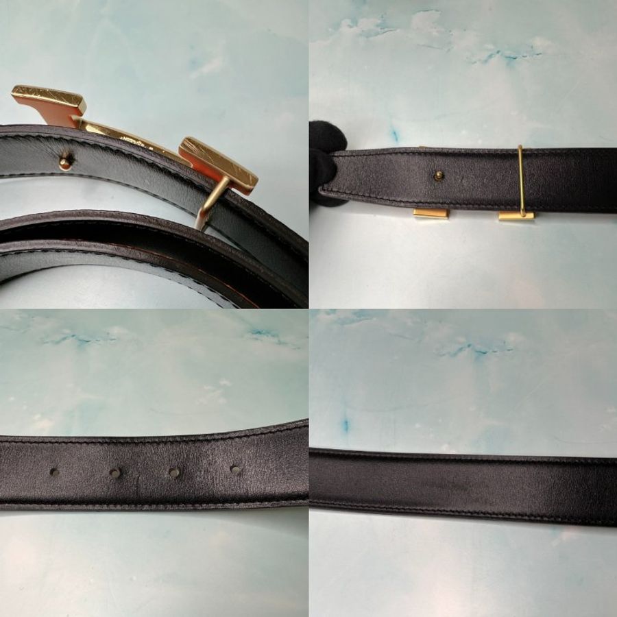 HERMES Constance H金扣皮革雙面皮帶-6