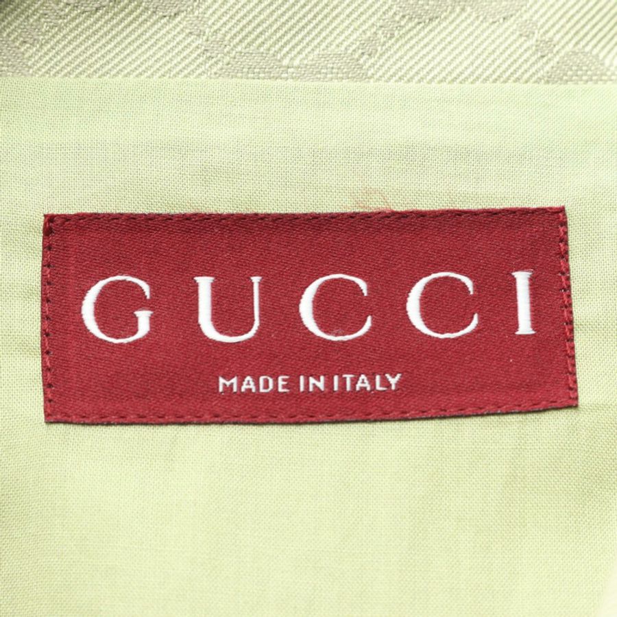 GUCCI GG圖案洋裝 818349 棉滌混紡 綠色 #36 二手女裝-2