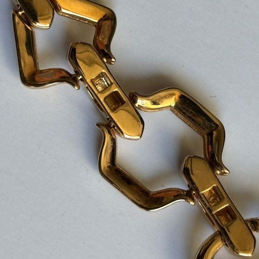 高級珠寶系列 ::GUCCI:: Horsebit 系列 18K金 馬銜扣金手鏈-20