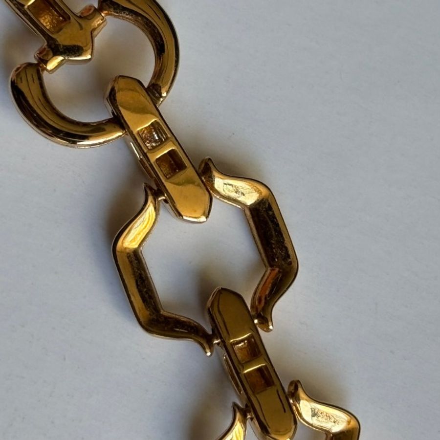 高級珠寶系列 ::GUCCI:: Horsebit 系列 18K金 馬銜扣金手鏈-22