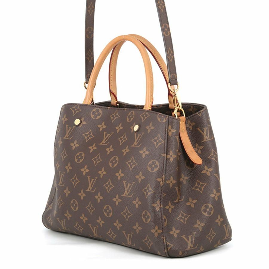 路易威登 Monogram Montaigne MM 手提包 M41056 路易威登兩用單肩包 女士-1