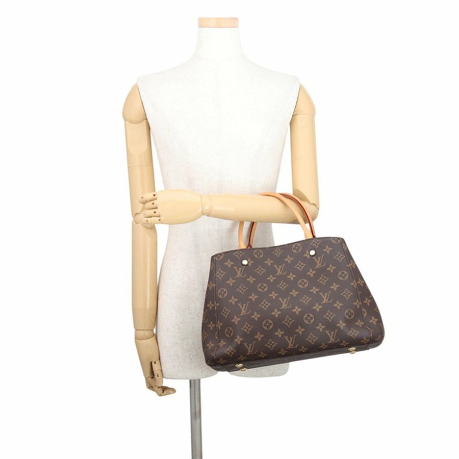 路易威登 Monogram Montaigne MM 手提包 M41056 路易威登兩用單肩包 女士-3