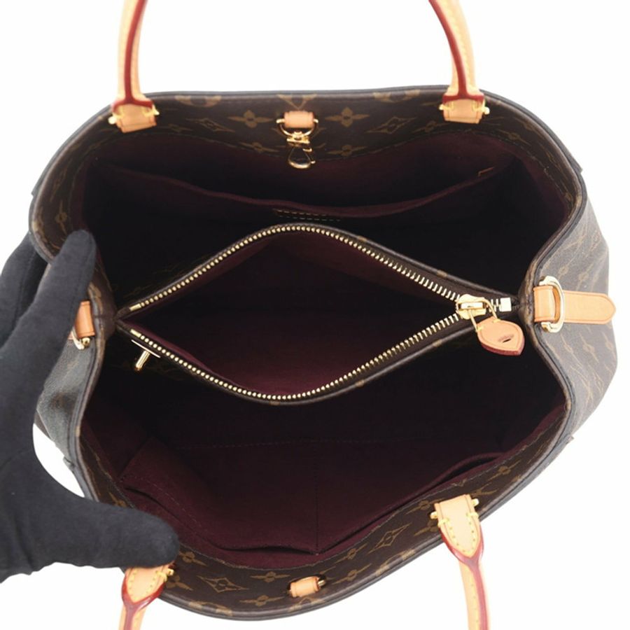 路易威登 Monogram Montaigne MM 手提包 M41056 路易威登兩用單肩包 女士-5