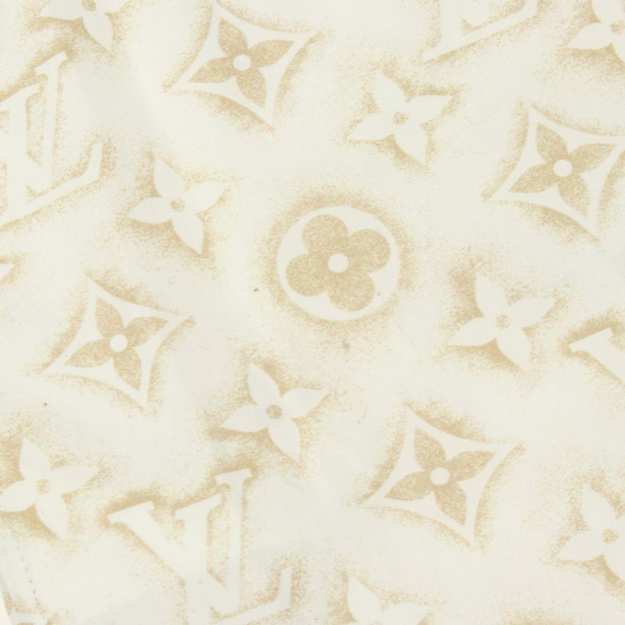 路易威登 Monogram Sand 長袖襯衫,純棉,白色/米色,二手,男士 L 碼-7