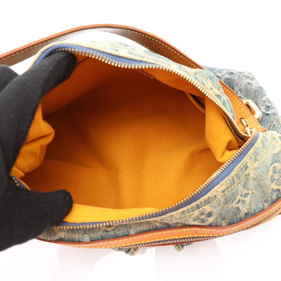 Baggy PM 肩背包 藍色 原花 丹寧【LOUIS VUITTON LV 路易威登】 M95049-2