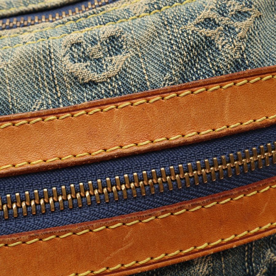 Baggy PM 肩背包 藍色 原花 丹寧【LOUIS VUITTON LV 路易威登】 M95049-10
