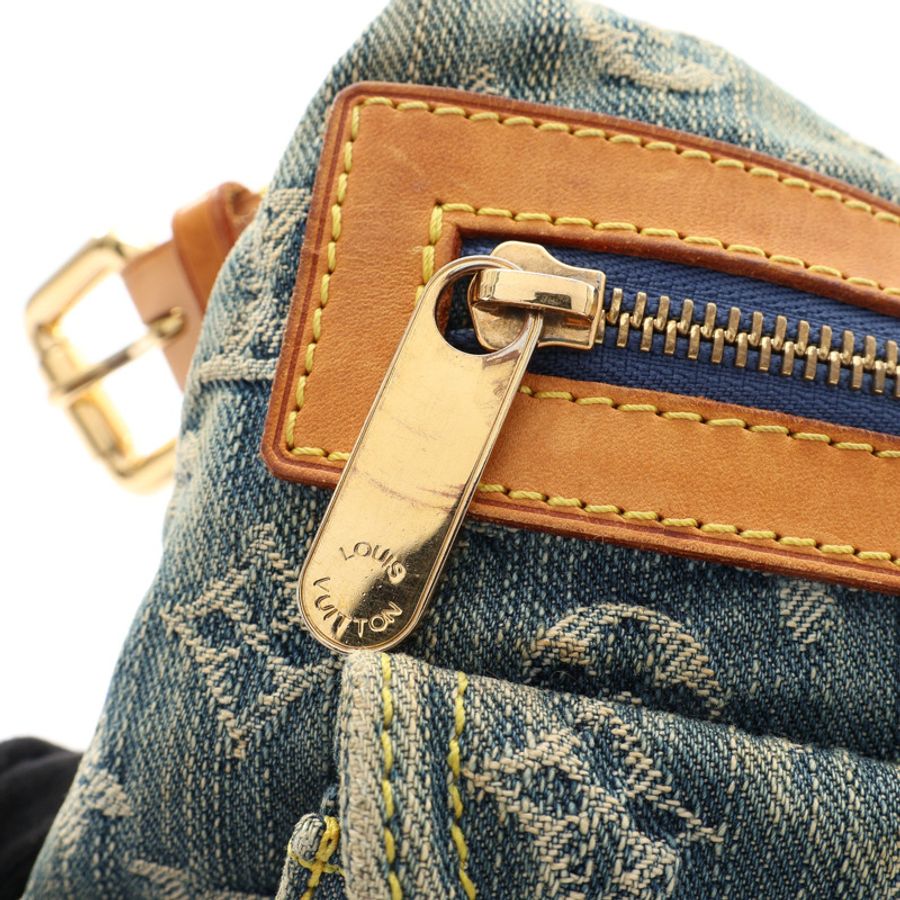 Baggy PM 肩背包 藍色 原花 丹寧【LOUIS VUITTON LV 路易威登】 M95049-12