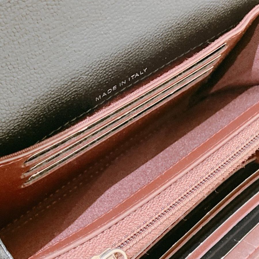 TK2108 香奈兒 中號銀包Chanel Medium Flap Wallet Calfskin Black X PHW-13