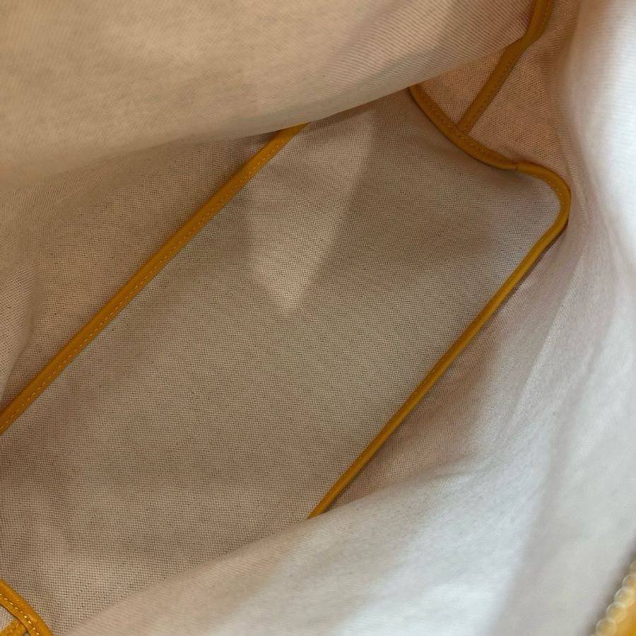 高雅德/Goyard 戈雅BohèmeHobo包袋 mini hobo黃色腋下包子母包肩背包-8