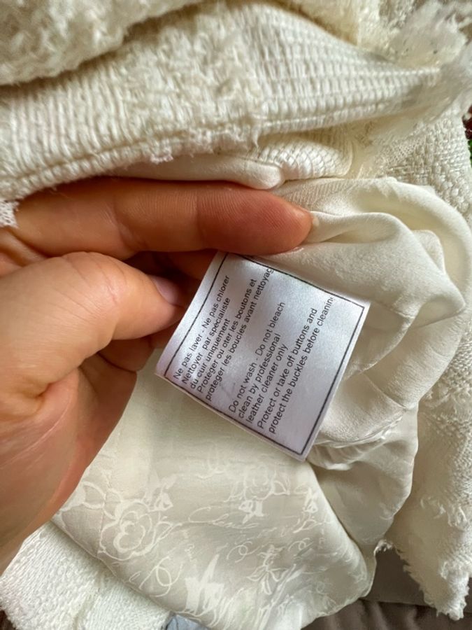 Chanel外套36碼,羊皮拼接軟尼-8