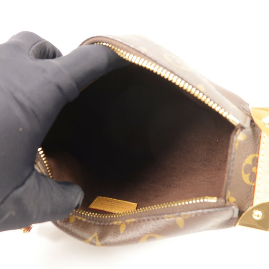 LOUIS VUITTON Monogram Side Trunk手挽肩背兩用袋-4