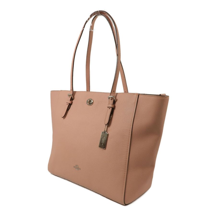COACH 牛皮皮革Shoulder Tote肩背袋-1